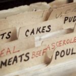 Recipe box full of great recipes for a profitable cookbook fundraiser