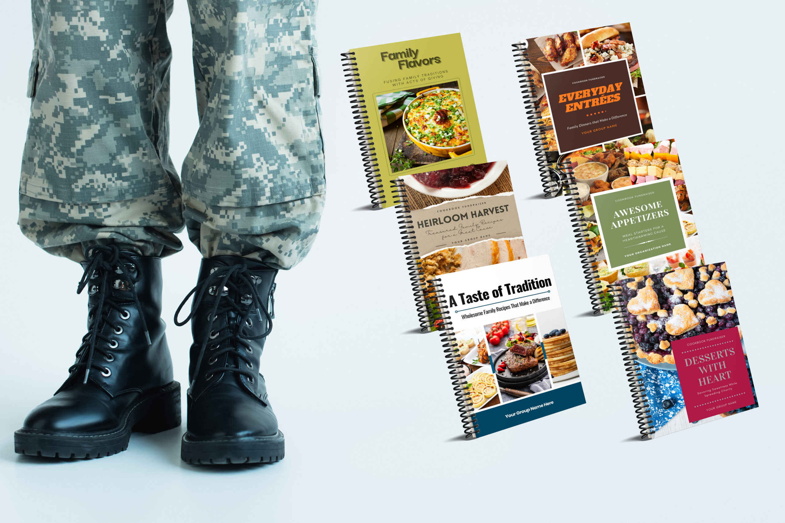 Boost Military Support Efforts with ReadyMade Cookbook Fundraisers