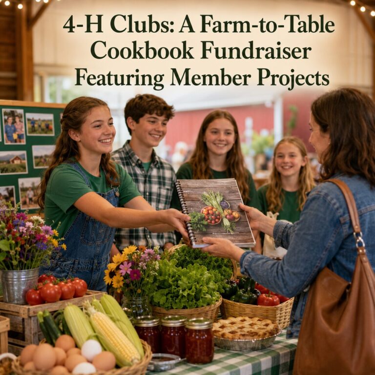 4-H Clubs: A Farm-to-Table Cookbook Fundraiser Featuring Member Projects
