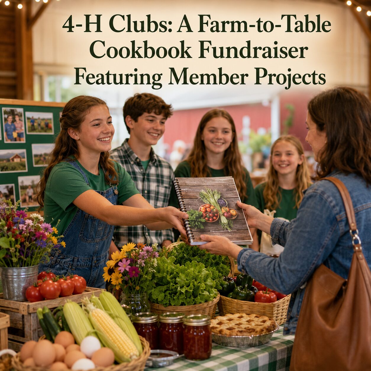 4-H Clubs: A Farm-to-Table Cookbook Fundraiser Featuring Member Projects 4-H Clubs: A Farm-to-Table Cookbook Fundraiser Featuring Member Projects